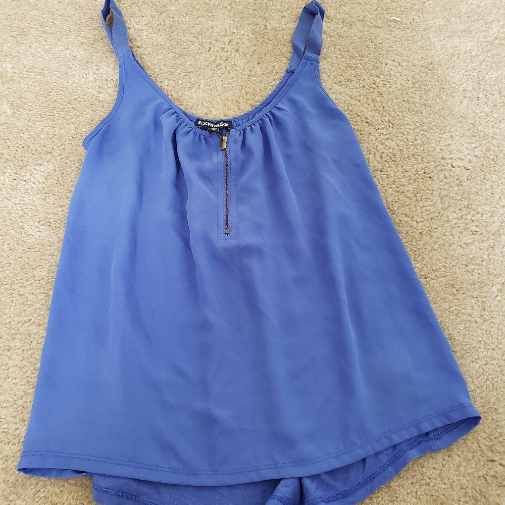 Blue tank